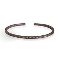 Bracciale Mano-J. Uomo Loop in Titanio Diamante Brown SPRBRT27BROWBR_19